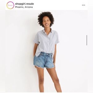 Madewell Relaxed‎ Denim Jean Shorts Size 23